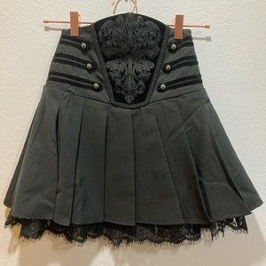 Killstar Abbey Pleated Skirt size XS